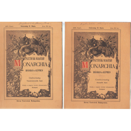 Az Osztrák-Magyar Monarchia írásban és képben XII. kötet (füzetekben)