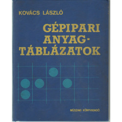 Gépipari anyagtáblázatok