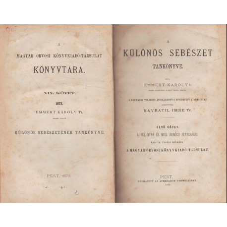 A különös sebészet tankönyve