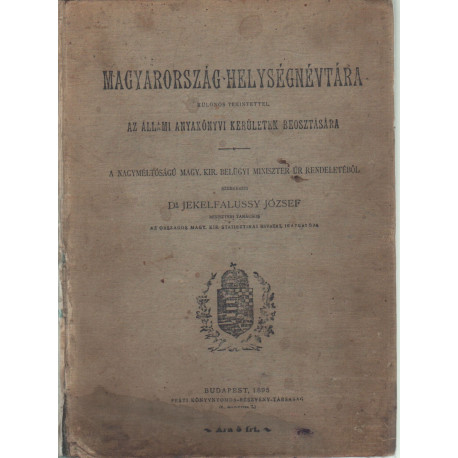Magyarország-helységnévtára