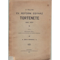 A tállyai ev. református egyház története