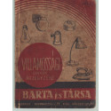 Barta és Társa villamossági cikkek árjegyzéke 1938
