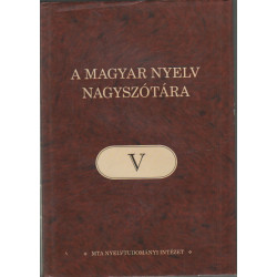 A magyar nyelv nagyszótára