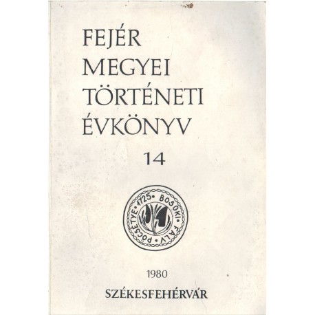 Fejér megyei történeti évkönyv 14.