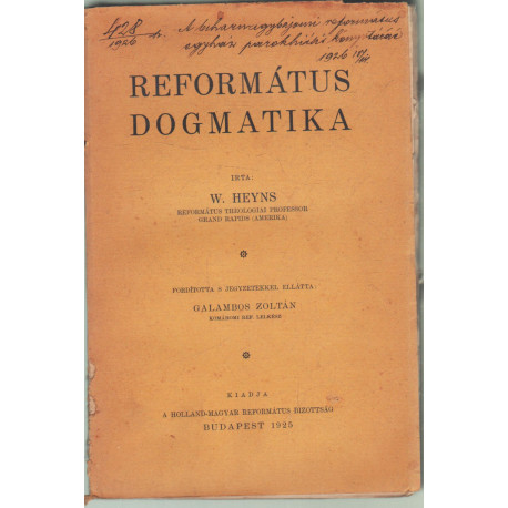 Református dogmatika