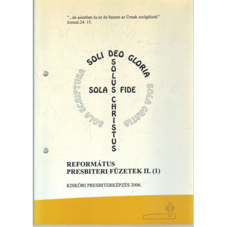 Református presbiteri füzetek