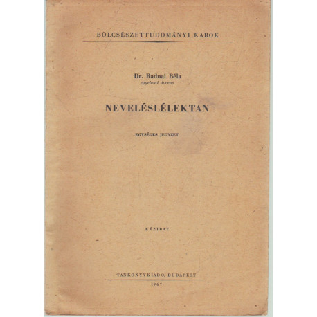 Neveléslélektan