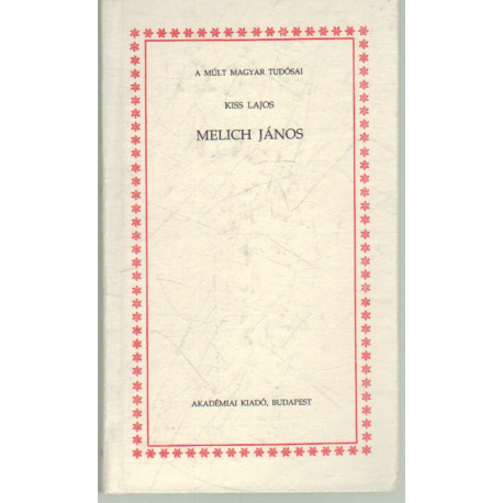 Melich János (dedikált)