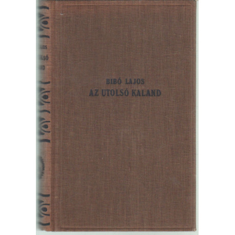 Utolsó kaland (dedikált)