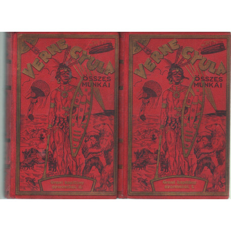 Verne Gyula összes munkái- Grant kapitány gyermekei I-II. kötet