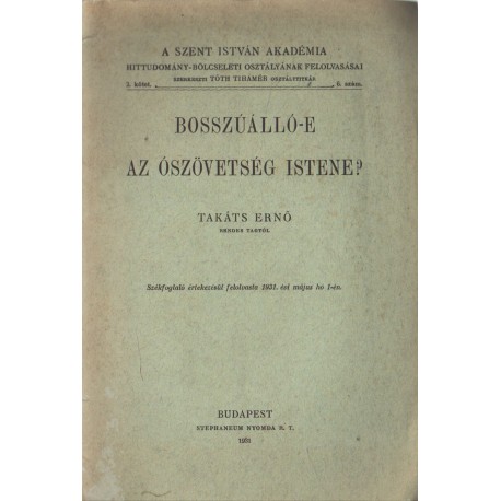 Bosszúálló-e az Ószövetség istene?