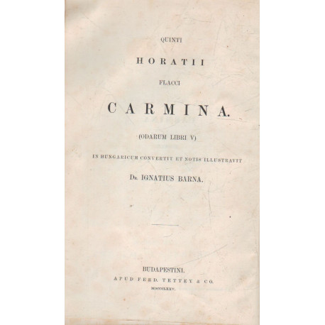 Kvintusz Horácziusz Flakkusz versei