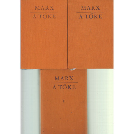 A tőke I-III. kötet
