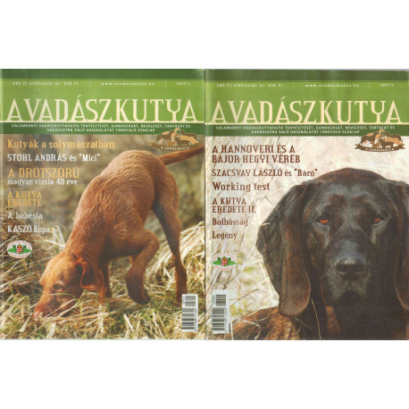 A Vadászkutya 2008. II. évfolyam 1-6. szám (teljes)