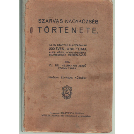 Szarvas nagyközség története