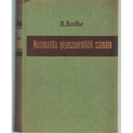 Matematika gépészmérnökök számára