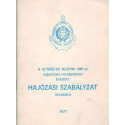 Hajózási szabályzat kivonata (1977)