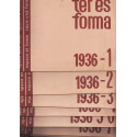 Tér és forma 1936. évf. (Hiányzik 10-11 szám)