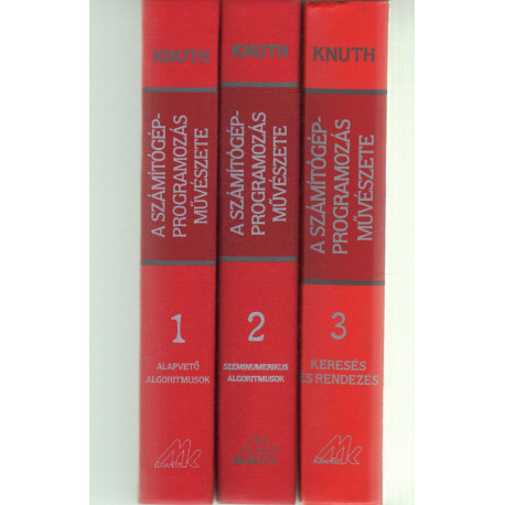 A számítógép-programozás művészete 1-3 kötet