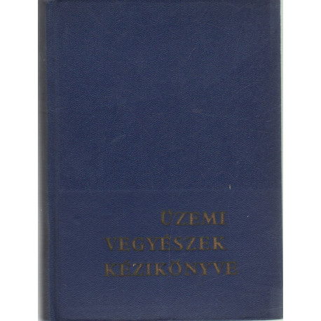 Üzemi vegyészek kézikönyve