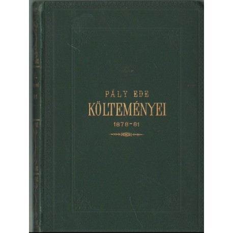 Pály Ede költeményei 1878-81.