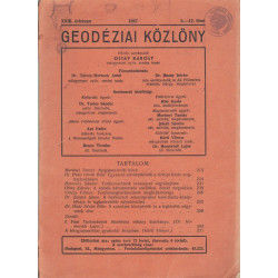 Geodéziai közlöny ( 1947 -es )