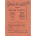 Geodéziai közlöny ( 1947 -es )