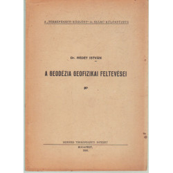 A geodéza geofizikai feltevései
