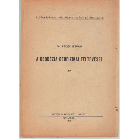 A geodéza geofizikai feltevései