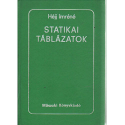 Statikai táblázatok.