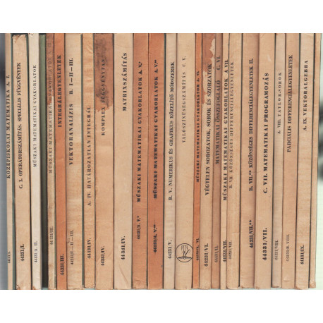 Műszaki Matematikai gyakorlatok