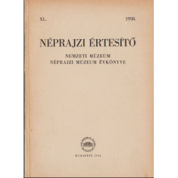 Néprajzi értesítő 1958.