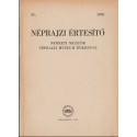 Néprajzi értesítő 1958.