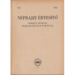 Néprajzi értesítő 1959.