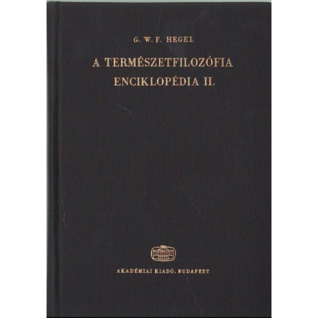 A filozófiai tudományok enciklopédiájának alapvonalai II. rész