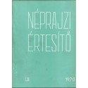 Néprajzi értesítő 1970.