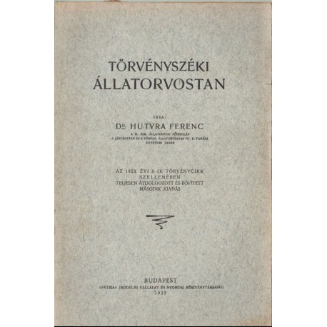 Törvényszéki állatorvostan