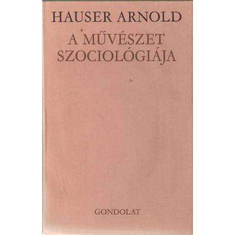 A művészet szociológiája