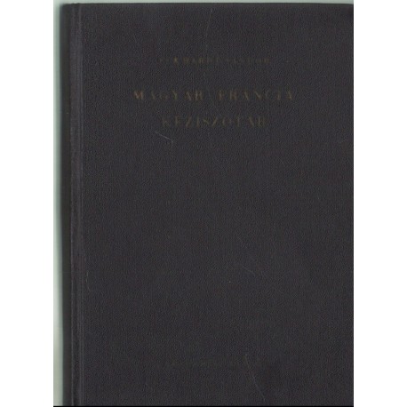 Magyar-francia kéziszótár