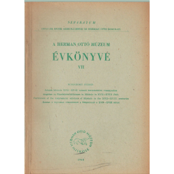 A Herman Ottó Múzeum évkönyve VII. (separatum)