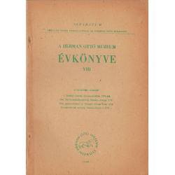A Herman Ottó Múzeum évkönyve VIII. (separatum)