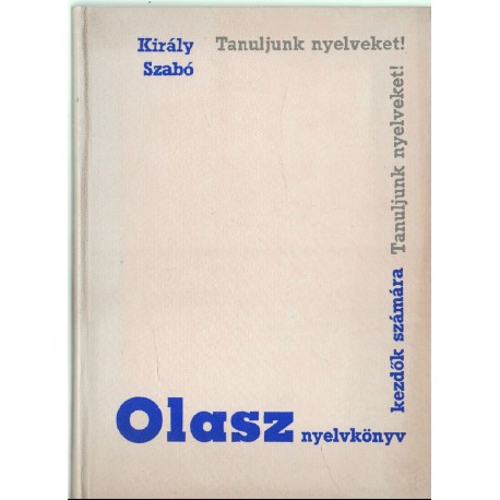 Olasz nyelvkönyv kezdők számára