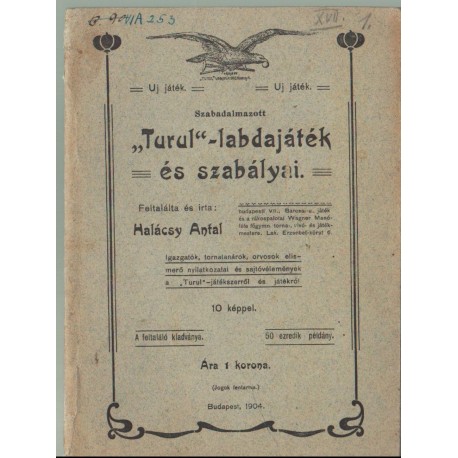 "Turul"-labdajáték és szabályai