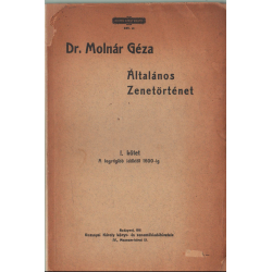 Általános Zenetörténet I-II. kötet