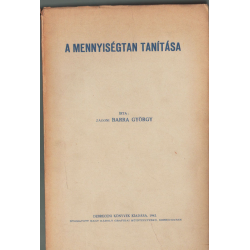 A mennyiségtan tanítása (dedikált)