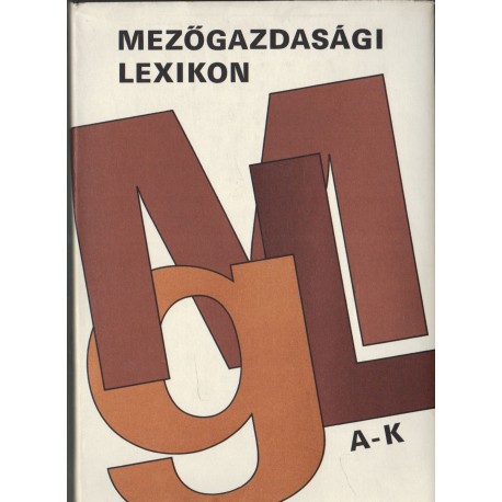 Mezőgazdasági lexikon I-II. kötet