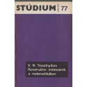 Kontruktív módszerek a matematikában