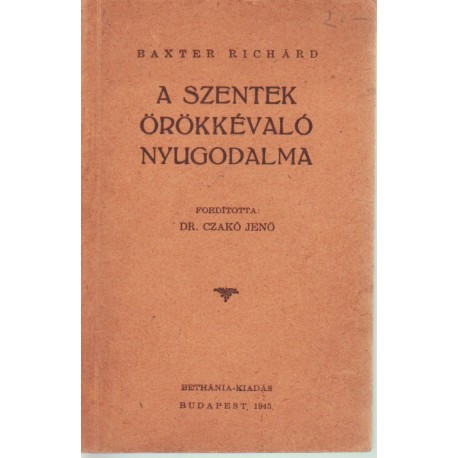 A szentek örökkévaló nyugodalma