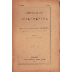 Nyelvtudományi közlemények