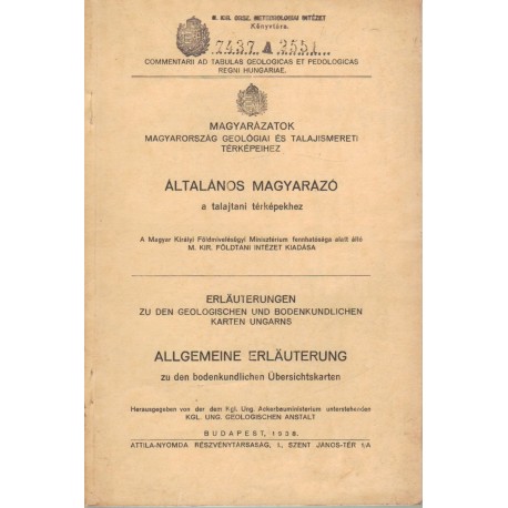 Magyarázatok Magyarország geológiai és talajismereti térképeihez